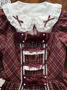 Square-Neck-Woven-Checked-Lace-Bow-Knot-Pearl-Decoration-Ruffled-Sweet-Lolita-Short-Sleeve-Dress-coscarnival-1831.jpg