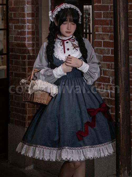 Stand-Collar-Embroidered-Lantern-Sleeve-Lace-Splicing-Winter-Christmas-Long-Sleeve-Classic-Lolita-Dress-coscarnival-2080