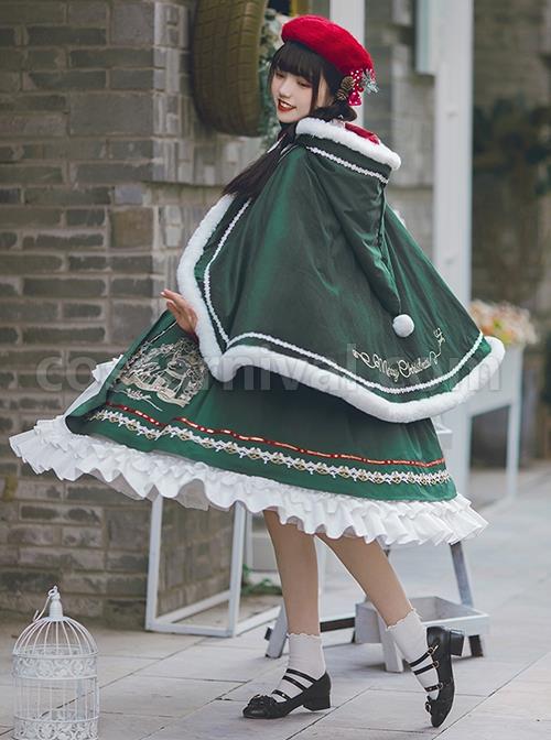 Stand-Collar-False-Two-Piece-Design-Lantern-Sleeve-Embroidered-Lace-Hem-Dress-Plush-Hooded-Cloak-Christmas-Classic-Lolita-Long-Sleeve-Dress-Set-coscarnival-2098