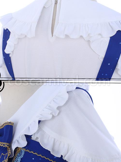 Star Dream Magic Array Series White Ruffle Collar Classic Lolita Long Sleeve Shirt coscarnival