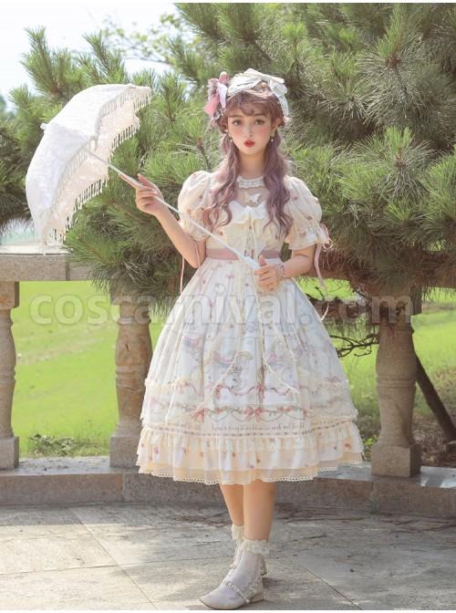 Star-Moon-Series-OP-Chiffon-Elegant-Classic-Lolita-Short-Sleeve-Long-Dress-coscarnival-1124