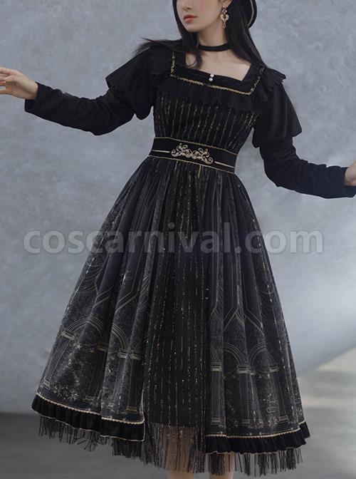 Starshine-Stone-Series-OP-Classic-Lolita-Velour-Printing-Long-Sleeve-Dress-coscarnival-4099