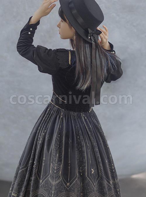 Starshine-Stone-Series-OP-Classic-Lolita-Velour-Printing-Long-Sleeve-Dress-coscarnival-4138