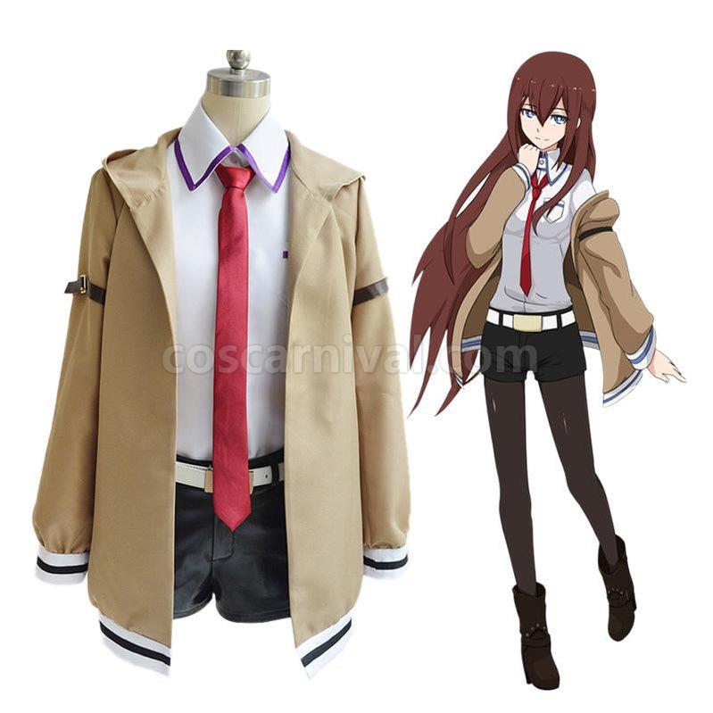 Steins;Gate Makise Kurisu Cosplay Costume coscarnival011117088