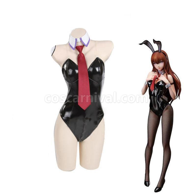 Steins;Gate Steins Gate Makise Kurisu Bunny Girl Jumpsuit Cosplay Costume coscarnival011117038