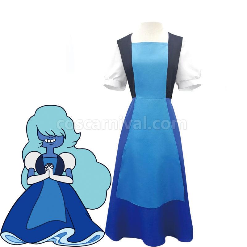 Steven Universe Sapphire Cosplay Costumes coscarnival01115020