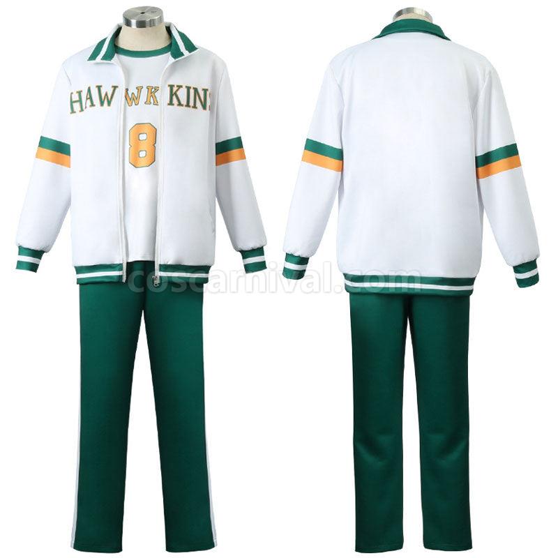 Stranger Things 4 Hawkins High School Cheer Man Unifrom Cosplay Costumes coscarnival01112448