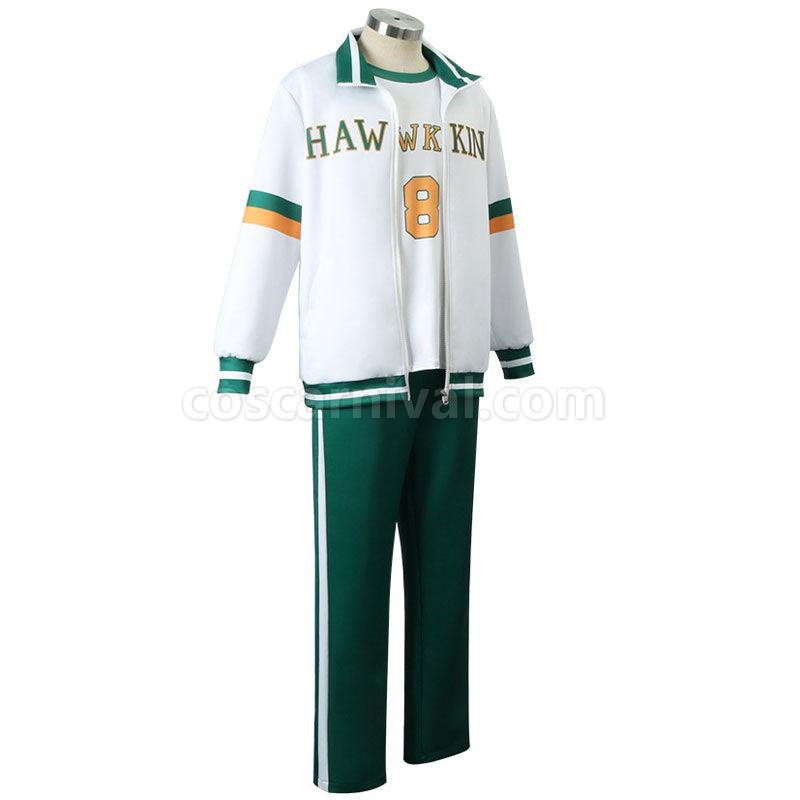 Stranger Things 4 Hawkins High School Cheer Man Unifrom Cosplay Costumes coscarnival01112455