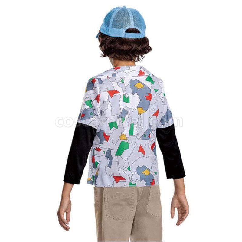 Stranger Things Dustin T shirts Cosplay Costumes coscarnival01114717