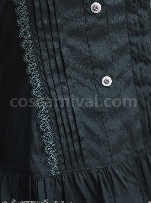 Strawberry Witch *The Fairytale Drama Of Chibor* Series Retro Slim Classic Lolita Long Sleeve Shirt coscarnival