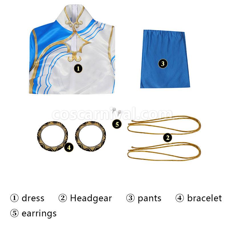 Street Fighter 6 Chun Li Cosplay Costumes coscarnival01111941