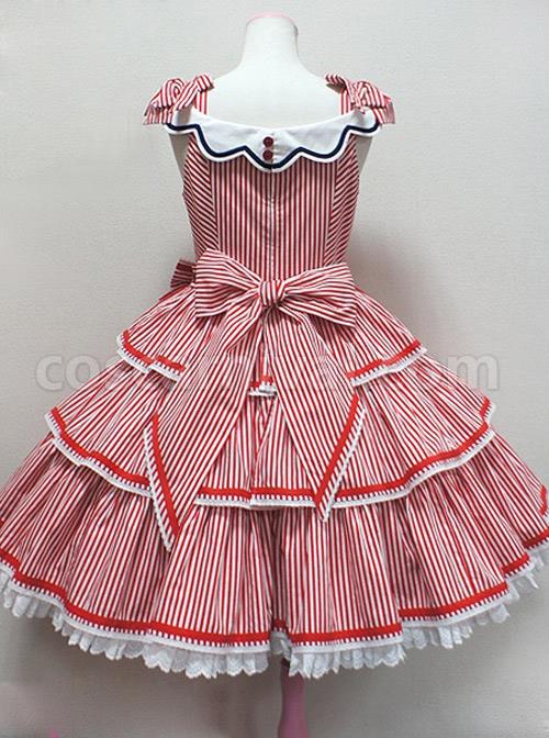 Striped-Ocean-Series-Classic-Lolita-Sleeveless-Dress-coscarnival-1122