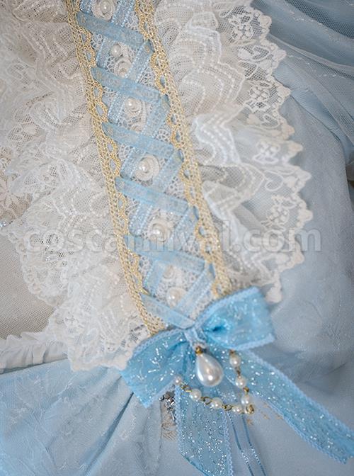 Swan-Lake-Series-Lace-Ruffled-Puff-Sleeves-Chest-Bow-Design-Pearl-Decoration-Classic-Lolita-Short-Sleeve-Dress-coscarnival-2111