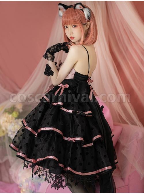 Sweet-Cat-Series-JSK-Short-Black-Pink-Sexy-Polka-Dot-Three-segment-Hem-Pendant-Lace-Bow-Sweet-Lolita-Sling-Dress-coscarnival-1751.jpg