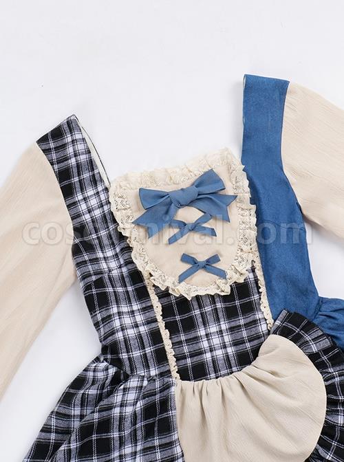 Sweet-Cool-Girl-Square-Collar-Bowknot-Lace-Decoration-Denim-Plaid-Contrast-Color-Splicing-Irregular-Sweet-Lolita-Long-Sleeved-Dress-coscarnival-1720.jpg