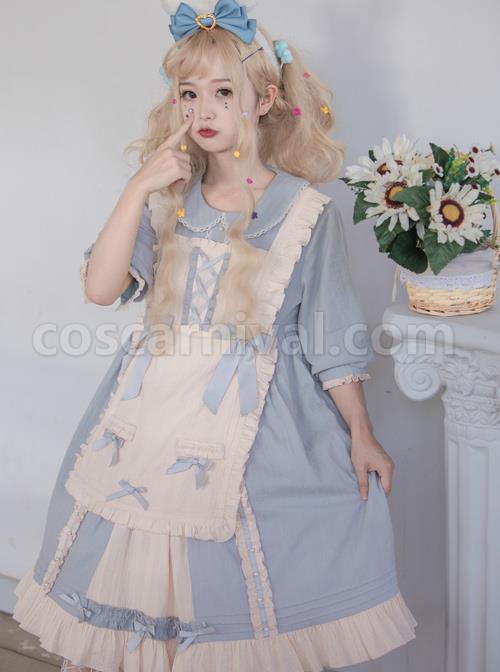 Sweet-Cream-Series-OP-Doll-Collar-Classic-Lolita-Short-Lolita-Dress-coscarnival-3595