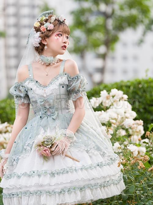 Sweet-Lolita-Bucharest-Series-JSK-Rhinestones-Lace-Butterfly-Decoration--Flowers-Printing-Dress-Set-coscarnival-3392