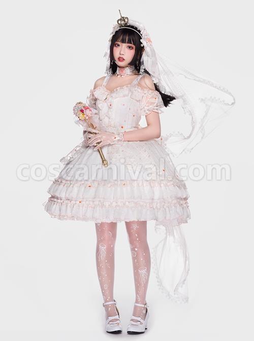 Sweet-Lolita-Bucharest-Series-JSK-Rhinestones-Lace-Butterfly-Decoration--Flowers-Printing-Dress-Set-coscarnival-3422