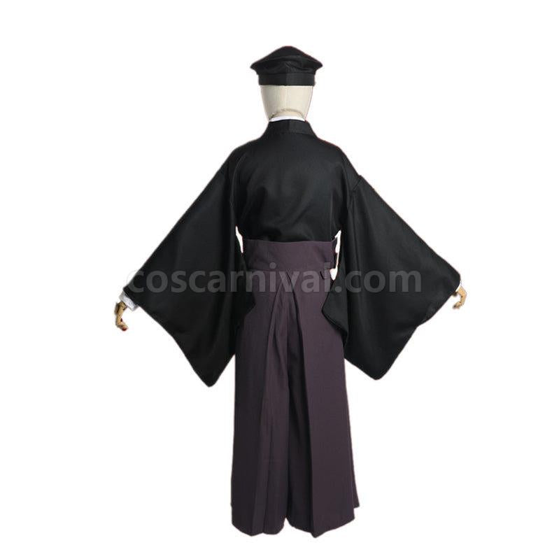 TBHK Toilet bound Hanako kun Yugi Tsukasa Kimono Uniform Cosplay Costume with Hat coscarnival011115531