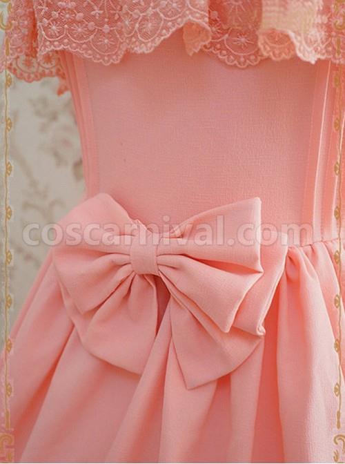 Tank-Straps-And-Lace-Trimmed-Neckline-Bowknot-Pink-Dress-coscarnival-598.jpg