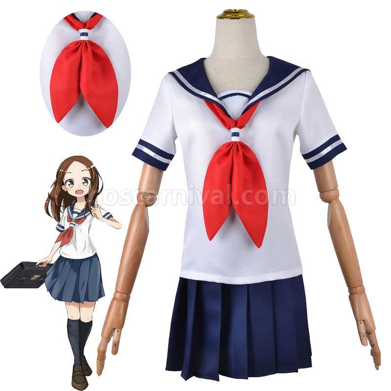Teasing Master Takagi san Takagi san Uniform Cosplay Costumes coscarnival01112587