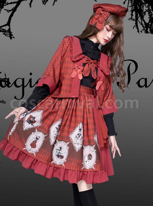 Ten Little Indians Series JSK Gothic Lolita Sling Dress coscarnival