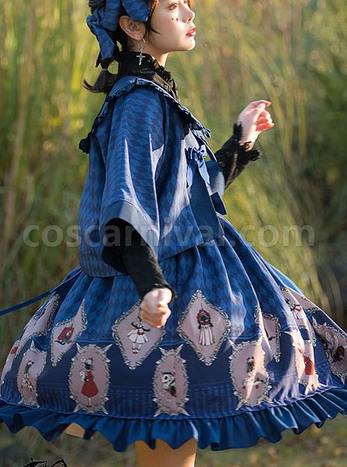 Ten Little Indians Series JSK Gothic Lolita Sling Dress coscarnival