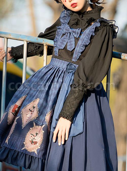 Ten Little Indians Series JSK Gothic Lolita Sling Dress coscarnival