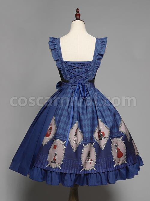 Ten Little Indians Series JSK Gothic Lolita Sling Dress coscarnival