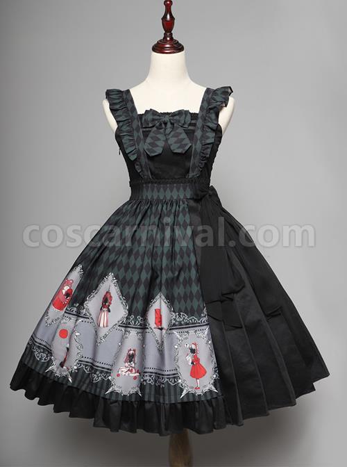 Ten Little Indians Series JSK Gothic Lolita Sling Dress coscarnival