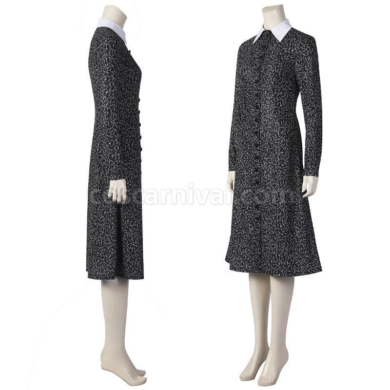 The Addams Family Wednesday Addams Christina Ricci Cosplay Costumes coscarnival01112553