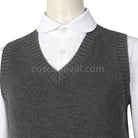 The Addams Family Wednesday Addams School Uniform Cosplay Costumes coscarnival01111344