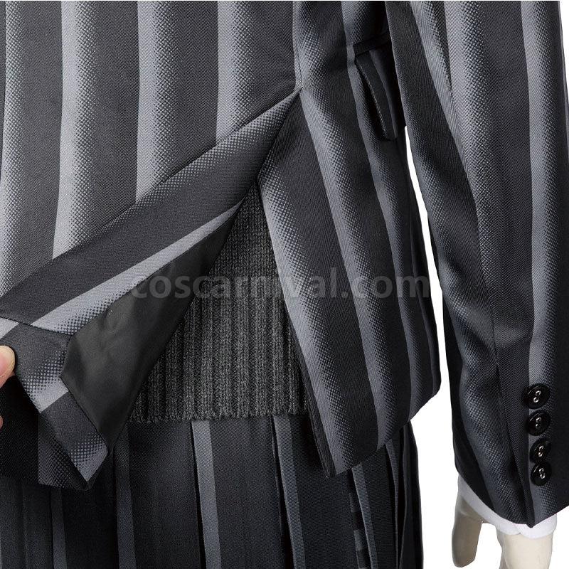 The Addams Family Wednesday Addams School Uniform Cosplay Costumes coscarnival01111381