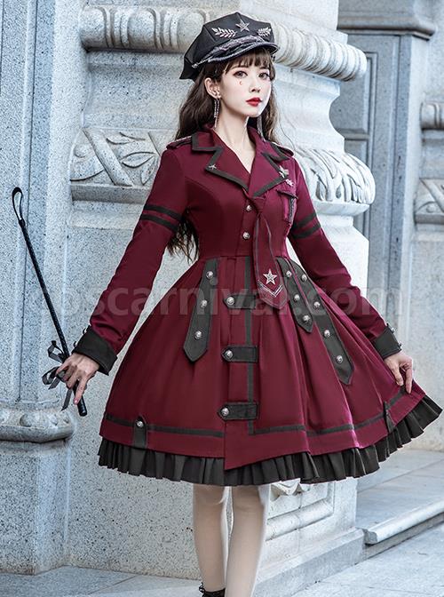 The-Battle-Of-The-Jedi-Series-OP-Military-Style-Lolita-Autumn-Winter-Long-Sleeve-Dress-And-Shirt-Set-coscarnival-585