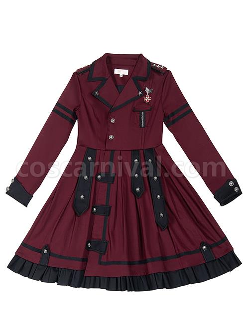 The-Battle-Of-The-Jedi-Series-OP-Military-Style-Lolita-Autumn-Winter-Long-Sleeve-Dress-And-Shirt-Set-coscarnival-604