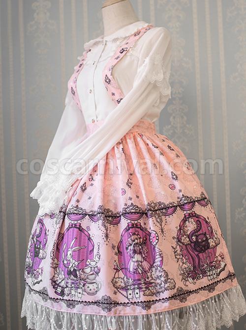 The Dreamland Of Alice Series Chiffon Doll Collar Classic Lolita Long Sleeve Shirt coscarnival