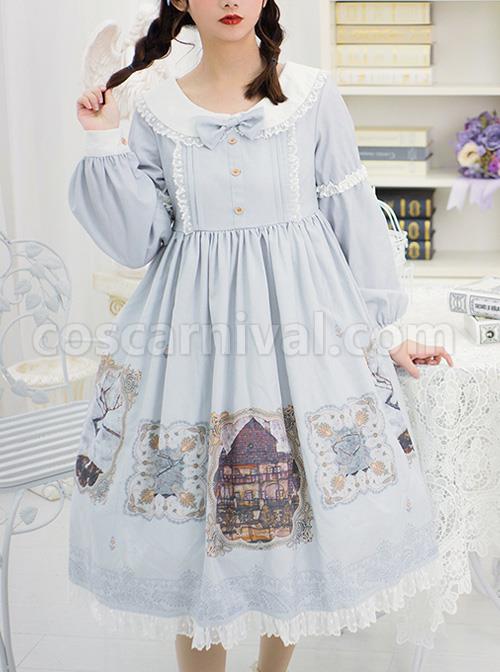The-Gallery-Series-OP-Printing-Classic-Lolita-Light-Blue-Long-Sleeve-Dress-coscarnival-4098