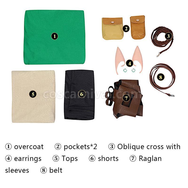 The Legend of Zelda Breath of The Wild 2 Link Fullsuit Cosplay Costumes coscarnival01118055