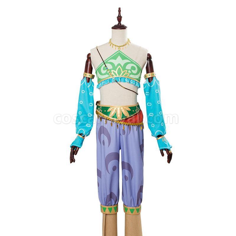 The Legend of Zelda Breath of the Wild Gerudo Link Halloween Cosplay Costume coscarnival011116949
