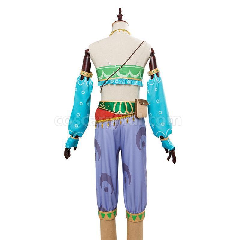 The Legend of Zelda Breath of the Wild Gerudo Link Halloween Cosplay Costume coscarnival011116963