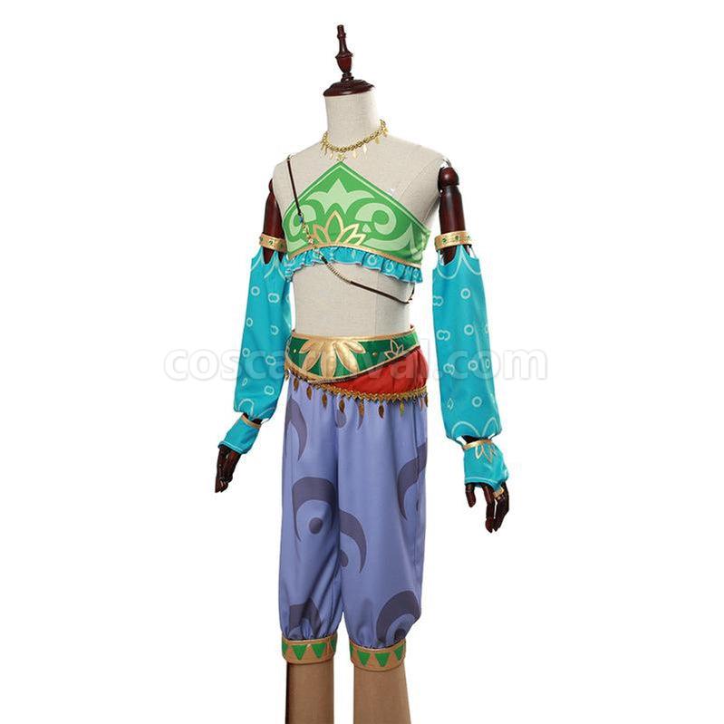The Legend of Zelda Breath of the Wild Gerudo Link Halloween Cosplay Costume coscarnival011116970