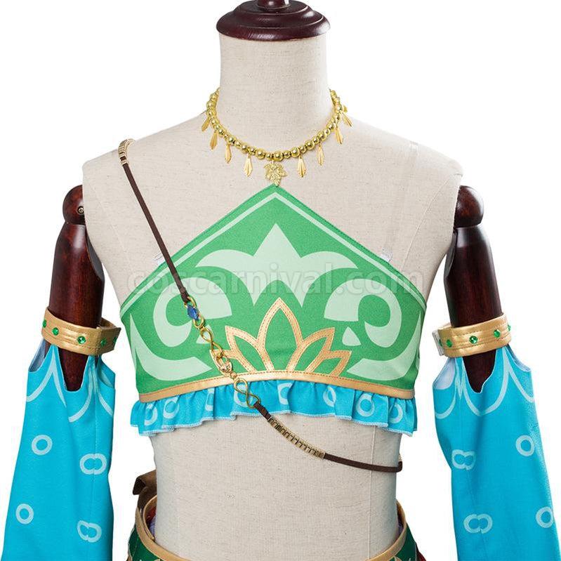 The Legend of Zelda Breath of the Wild Gerudo Link Halloween Cosplay Costume coscarnival011116987