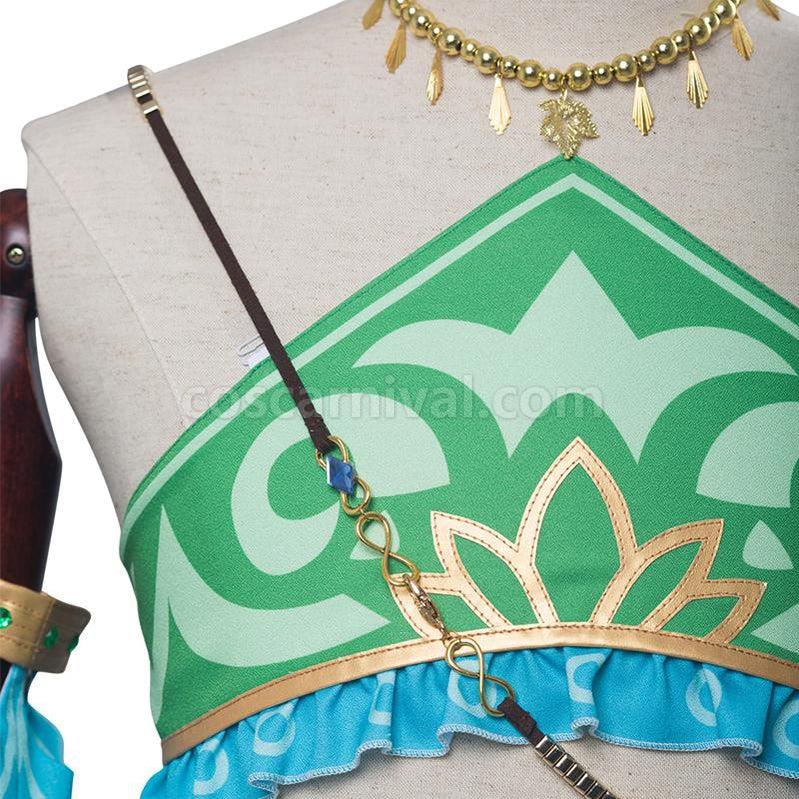 The Legend of Zelda Breath of the Wild Gerudo Link Halloween Cosplay Costume coscarnival011116998