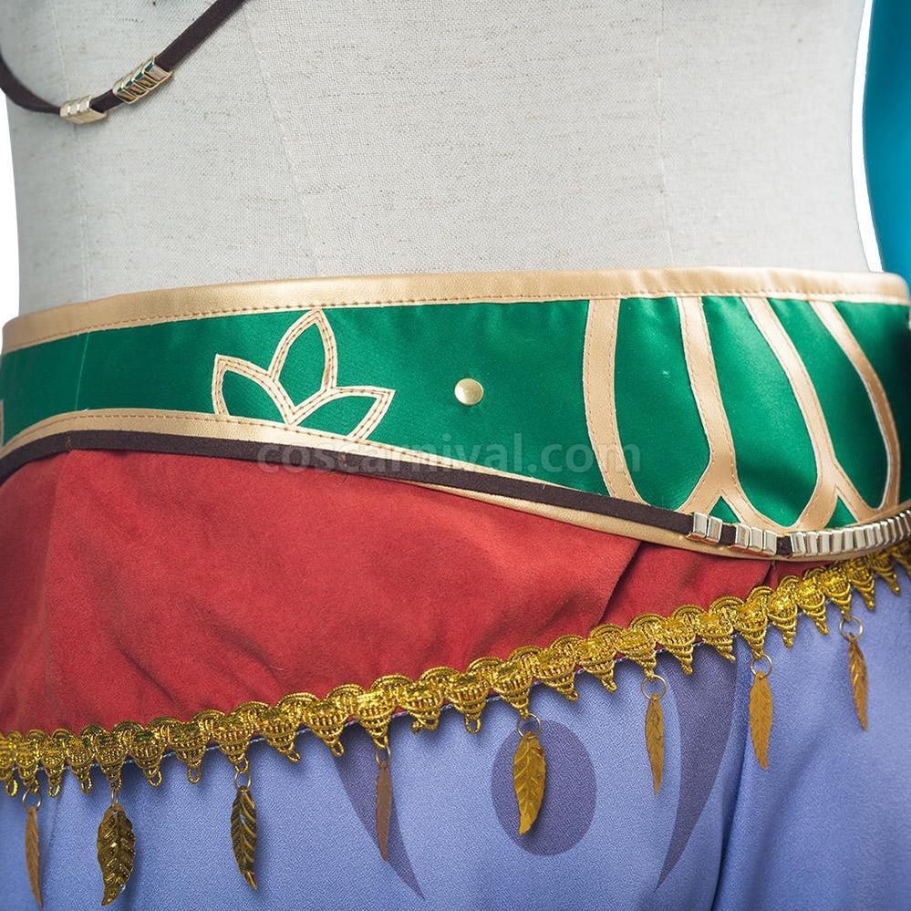 The Legend of Zelda Breath of the Wild Gerudo Link Halloween Cosplay Costume coscarnival011117008