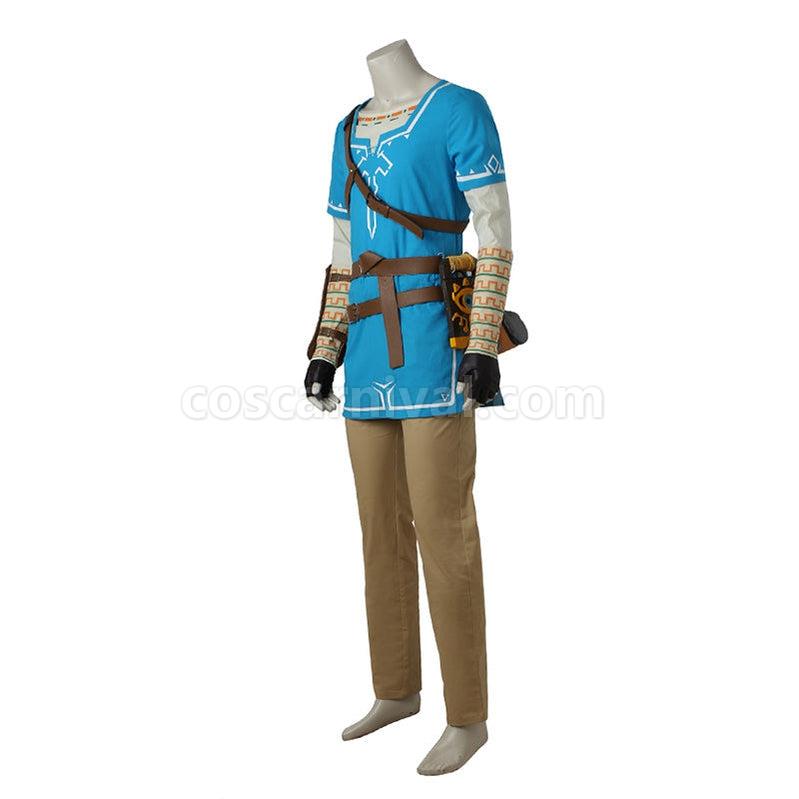 The Legend of Zelda Breath of the Wild Link Outfits Cosplay Costume coscarnival011112486
