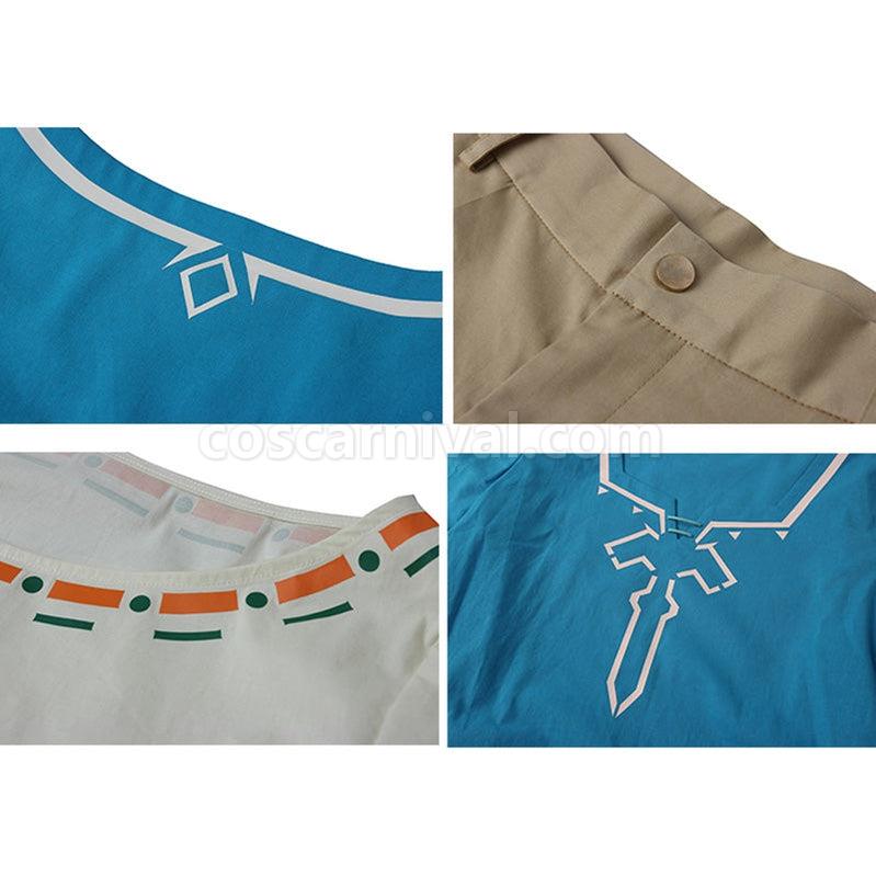 The Legend of Zelda Breath of the Wild Link Outfits Cosplay Costume coscarnival011112518