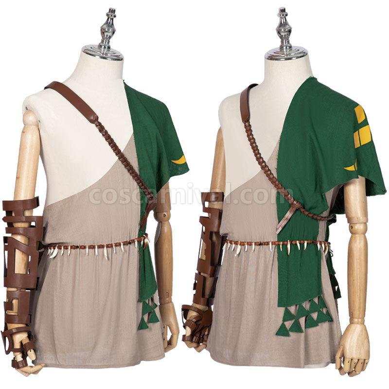 The Legend of Zelda Breath of the wild 2 Link Cosplay Costumes coscarnival01111546