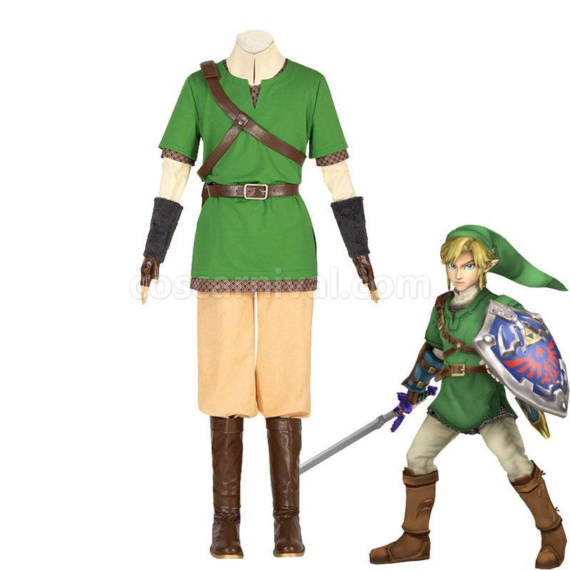 The Legend of Zelda Skyward Sword Link Fullsuit Cosplay Costumes coscarnival011111124