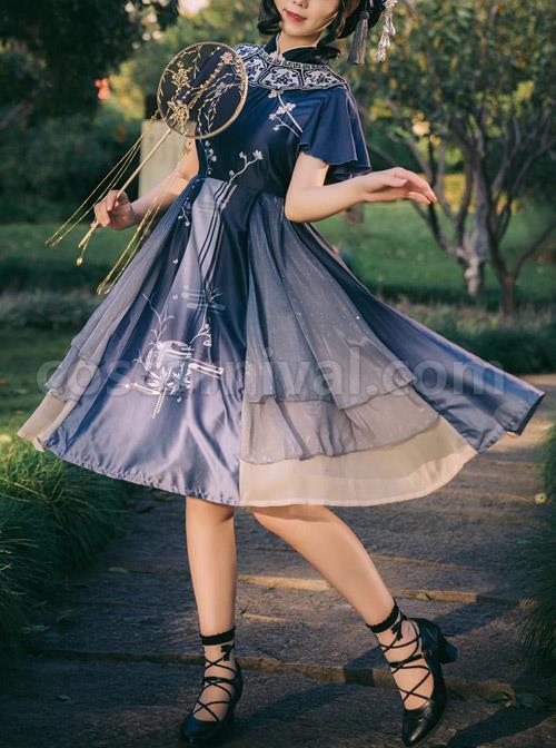 The-Moon-In-The-Mirror-Series-Chinese-Style-Elegance-Classic-Lolita-Short-Sleeve-Dress-coscarnival-1082