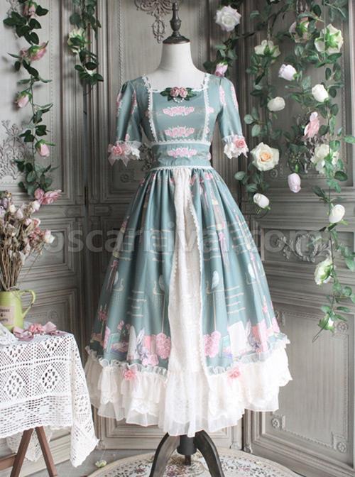 The-Poetry-Of-Roses-Series-Elegant-Classic-Lolita-Short-Sleeves-Long-Dress-coscarnival-4363